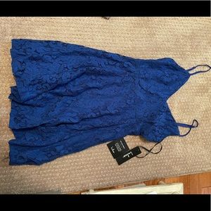 NWT lulu blue lace cocktail dress